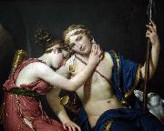Jacques-Louis  David The Farewell of Telemachus and Eucharis painting